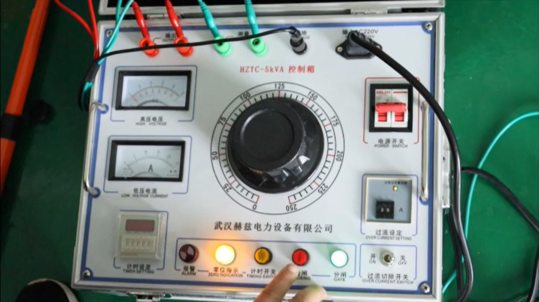HZTC-5KVA 電纜定標(biāo)操作方法